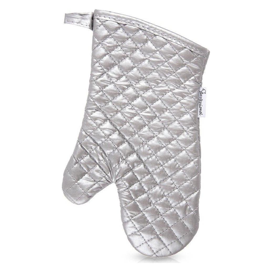 Douceur D'intérieur Silberne, imprägnierte Hitzeschutz-Backhandschuhe, 30,5 cm (76521617)