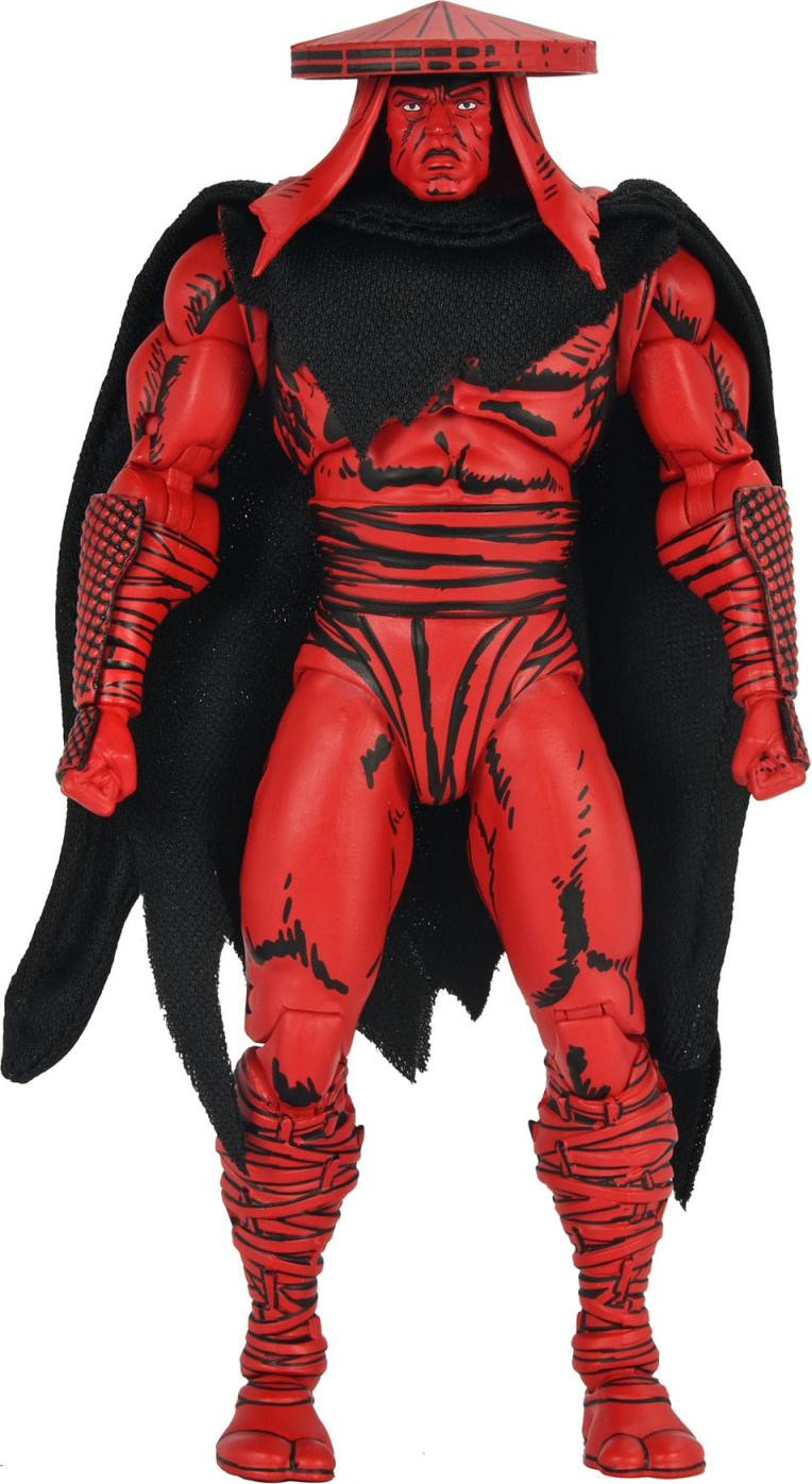 NECA Teenage Mutant Ninja Turtles Mirage Comics Red and Black Foot Assassin actiefiguur, 17,8 cm