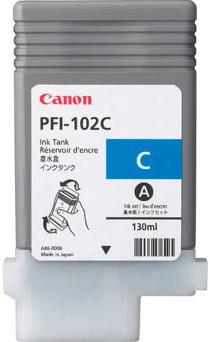 Canon Druckerpatrone PFI-102C Original Cyan 0896B001