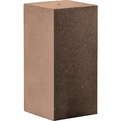 Gartenbrunnen-Sockel "Tower", rusty color, 39x39x68cm (016612-17)