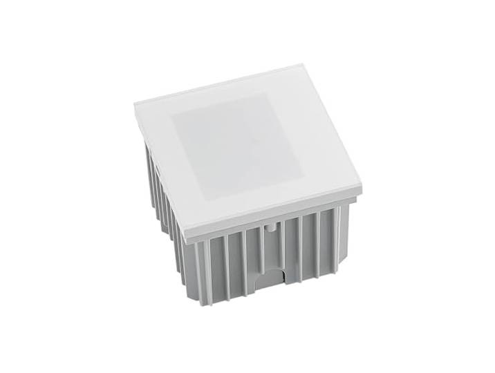 Arcchio LED Treppenbeleuchtung außen in weiß, Treppenlicht Wandeinbauleuchte IP65 Staubdicht und Strahlwassergeschützt, Modern, 3000 K Warmweiß, Glas für Flurbereich, Terrasse