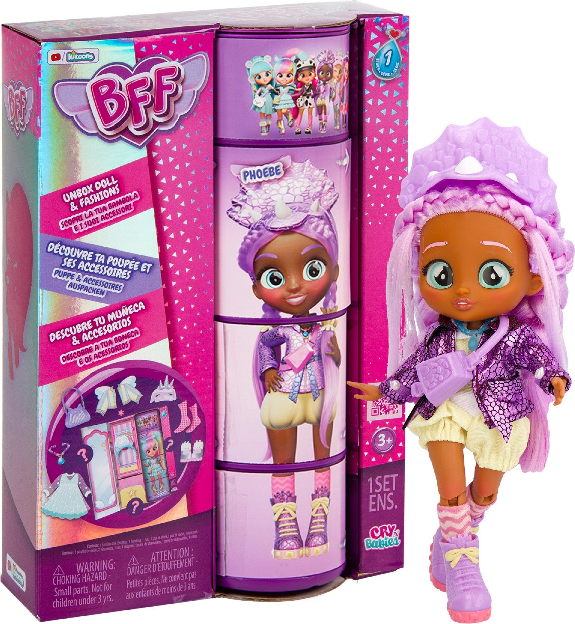 IMC Toys Cry Babies Fashionpop 904354 voor meisjes vanaf 3 jaar