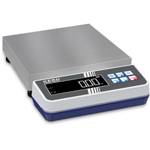 Kern Digitalwaage FKS 30K-3, Teilung 2 g, Plattformwaage, Netz- & Akkubetrieb, LED-Display, 30 kg