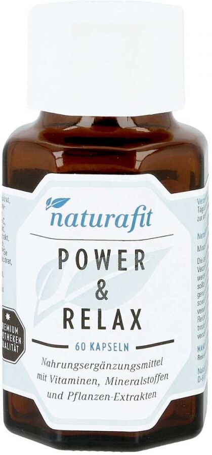Naturafit Power & Relax Aschw.rhod.opc Q10 Bvit.mg 60stk