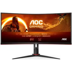AOC CU34G2XP/BK Curved Gaming Monitor 86,4 cm (34 Zoll)