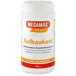 MEGAMAX Aufbaukost Vanille Pulver 500 g