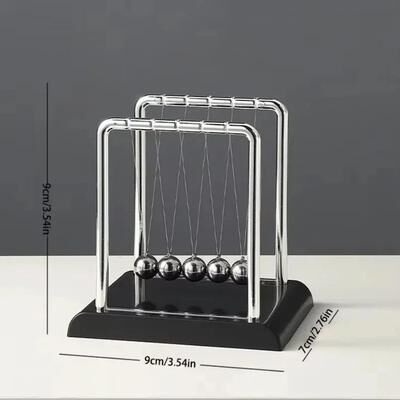 Inspire Select Newton's Cradle Balance Desk Toy Stress Relief Kinetic Energy Pendulum For Office & Home Decor 1 Pc