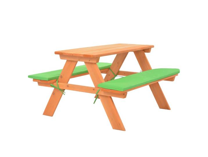 vidaXL Kinder-Picknicktisch mit Bänken 89×79×50 cm Massivholz Tanne