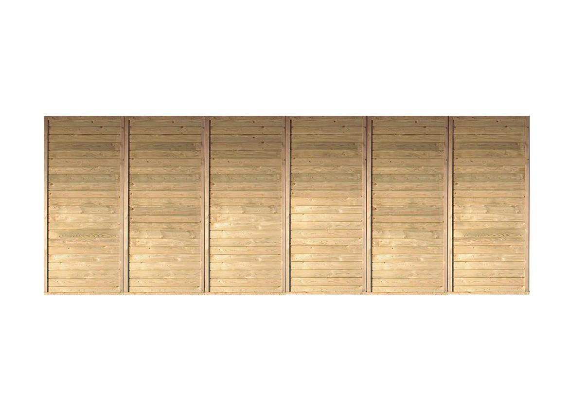 KARIBUHOLZT Carport Rückwand doppel kdi B540xH200 08427226