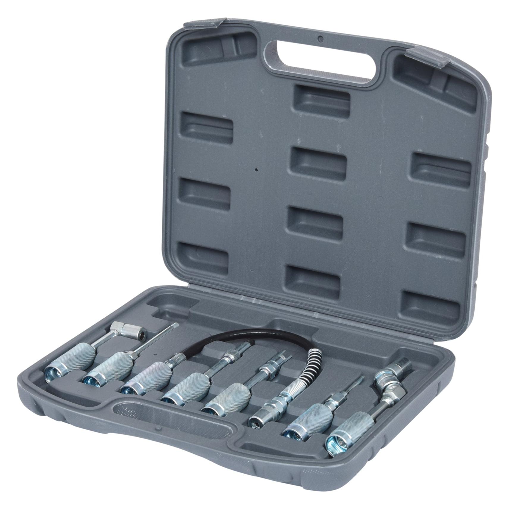 KS Tools Fettpressen-Adapter-Satz, 7-tlg (Fettpresse) (980.1100)