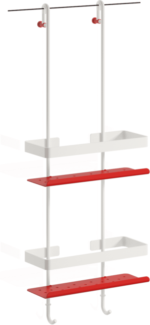 Giese GmbH Giese Bodyguard Duschkorb Newport Fanedition 30710-77 rot/weiß