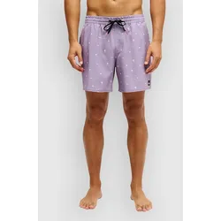 Quiksilver Stretch Printed Volley 16 Boardshorts purple ash beach daze Gr. XS