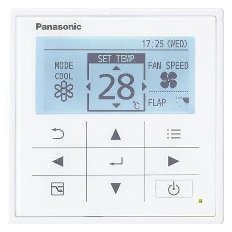Panasonic CZ-RTC5B Bedienfeld für die Steuerung von PACi und VRF mit Energieanzeige und Data (CZ-RTC5B)