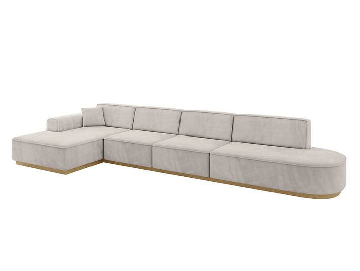 Ecksofa IREA-L3-v2 Hellbraun - Paros 02
