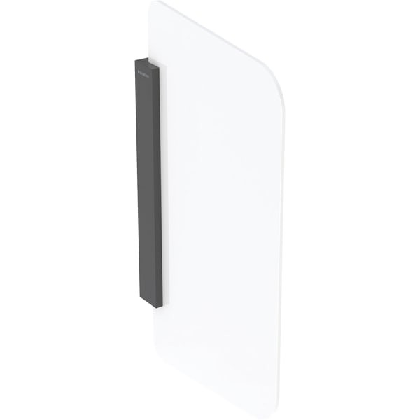Geberit Urinaltrennwand, Halter: schwarzmatt 115205TD1