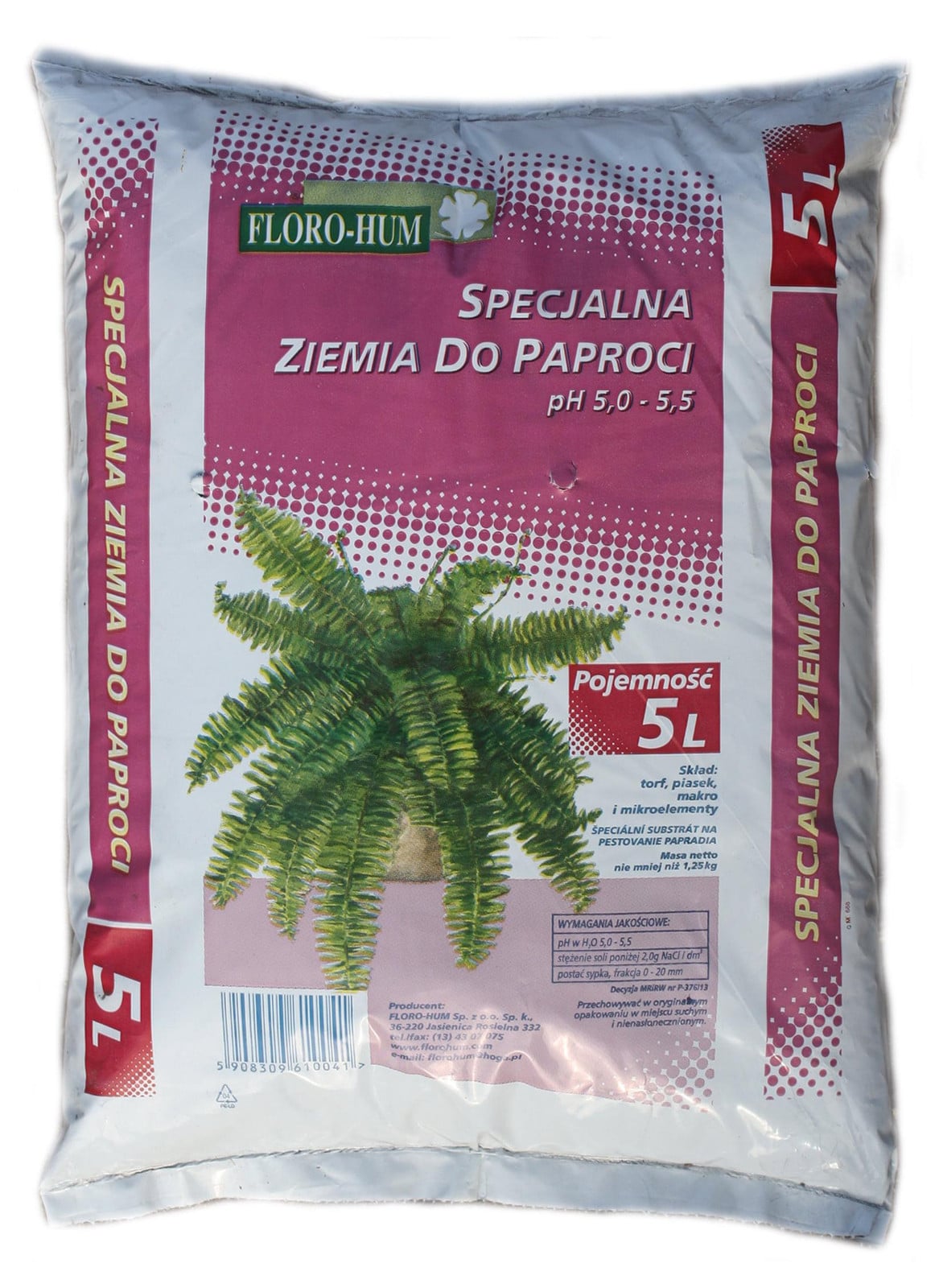 Floro-Hum Ziemia Voor De Pastorij 5 liter