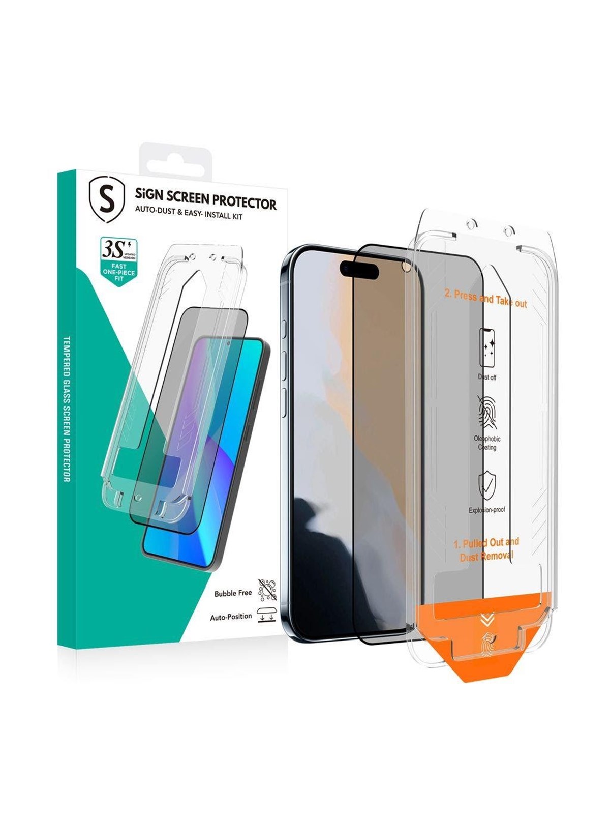 SiGN Privacy Screen Protector iPhone Air - EZ Apply with dust free applicator