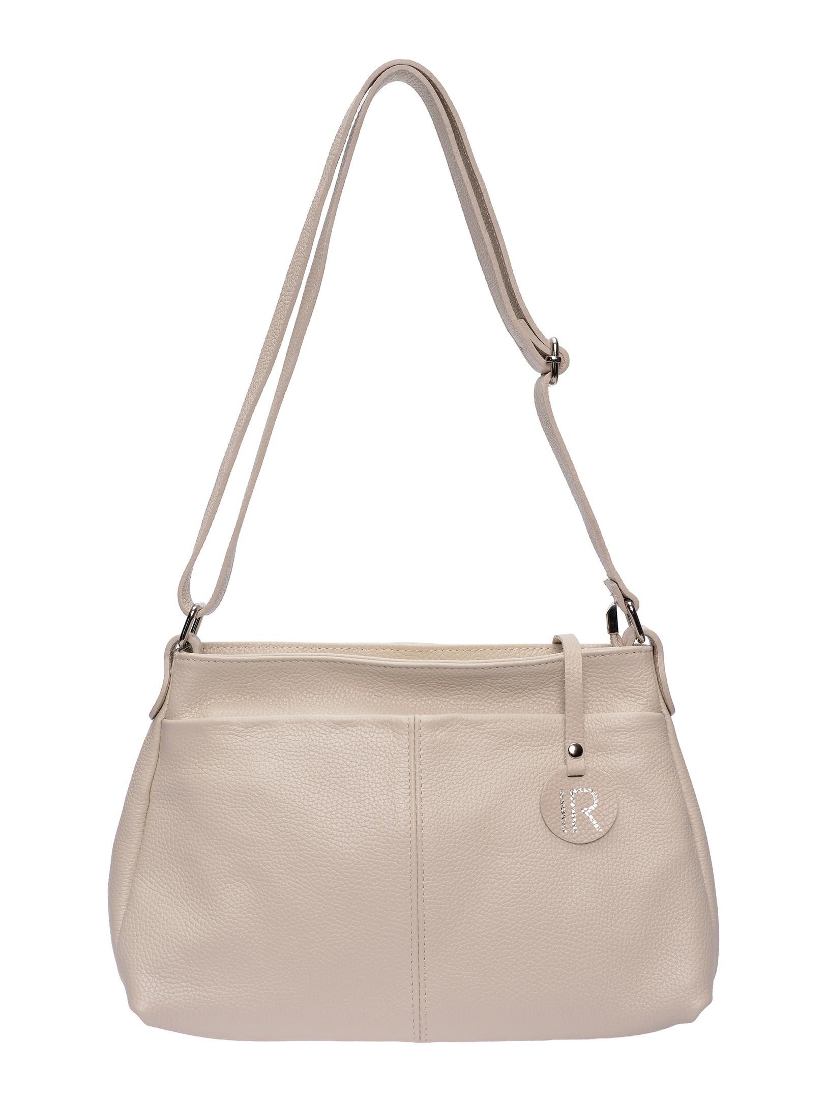 Isabella Rhea Beige Rindsledertasche