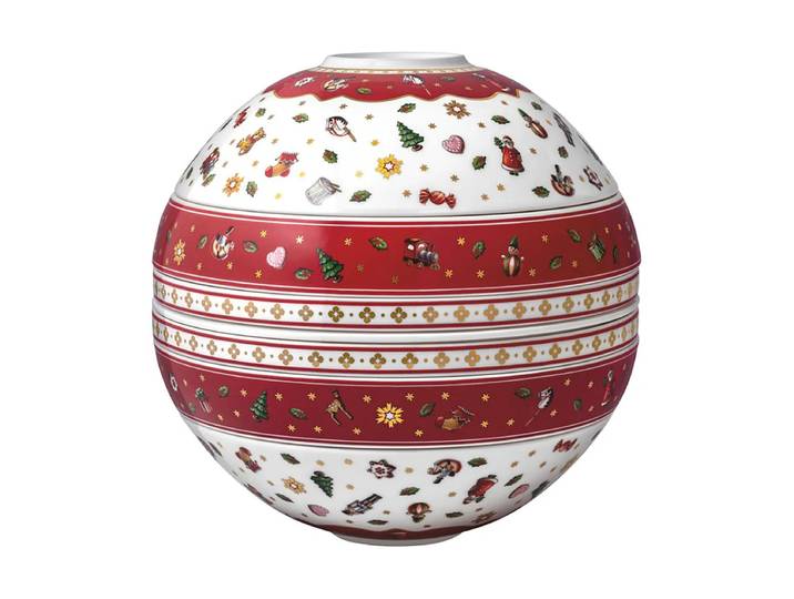 Villeroy & Boch Toy s Delight La Boule Service 7 Teile Weiß-rot'