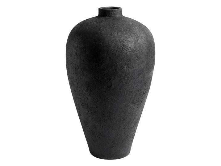 MUUBS Luna Topf 80 cm Schwarz-terrakotta