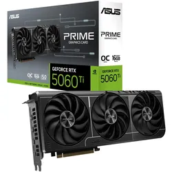 ASUS Prime GeForce RTX 5060 Ti 16GB GDDR7 OC Edition Gaming Grafikkarte