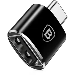 Baseus USB Adapter – für Smartphones und andere Geräte, kompakter Adapter mit OTG-Funktion, USB-A auf USB-C