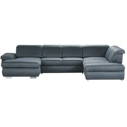 Lounge Collection Wohnlandschaft mit verschiedenen Funktionen Amanda ¦ blau ¦ Maße (cm): B: 379 H: 85 T: 260.0