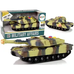Militärpanzer 1:32 Moro Braun Ton Lichter