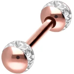 Chirurgenstahl Barbell EPOXY-RING-KUGELN