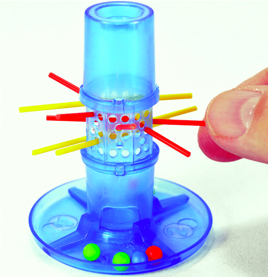 Worlds Smallest World's Smallest Kerplunk - Miniature Edition for 2-4 Players, Ages 6+