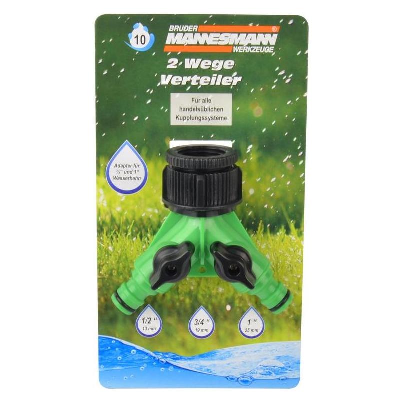 Mannesmann Schlauchverbinder, 1/2"", grün/schwarz für alle handelsüblichen Kupplungsysteme geeignet (Schlauchverbinder) (M63604)