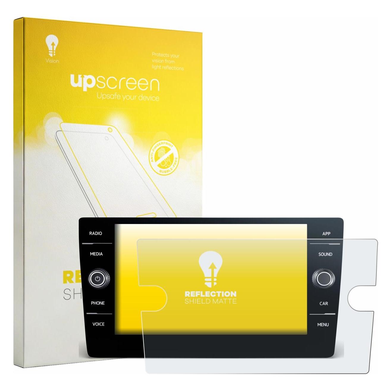 upscreen Schutzfolie für Volkswagen T-Roc Style 2023 Discover Media 8" Displayschutz Displayschutzfolie (2962756)