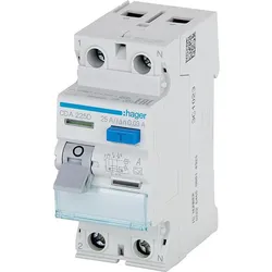 FI-Schutzschalter TYP CDA225D 25A 30mA 2-polig Hager