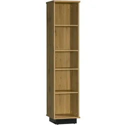 BÜCHERREGAL Lamelo mit 5 offenen Fächern, 40 cm, Eiche Wotan