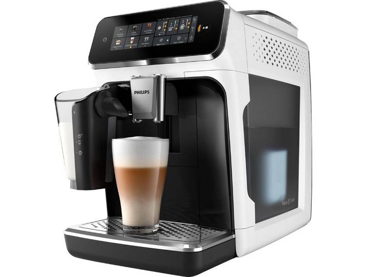 Philips Kaffeevollautomat EP3343/50, LatteGo Milchsystem 6 Getränke 15 Bar