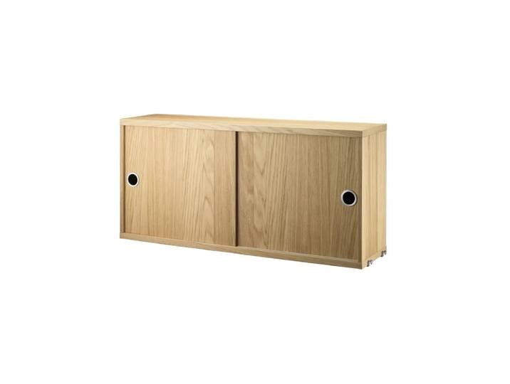 String Armoire à portes coulissantes String chêne, 78x20 cm