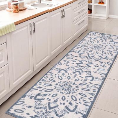 JONATHAN Y Flora Abstract Bold Mandala High-Low Indoor/Outdoor Rug