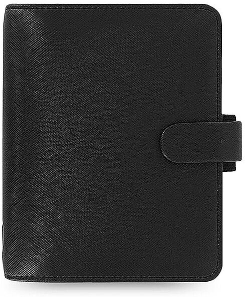 FILOFAX Terminplaner SAFFIANO POCKET ORGANISER Schwarz schwarz B