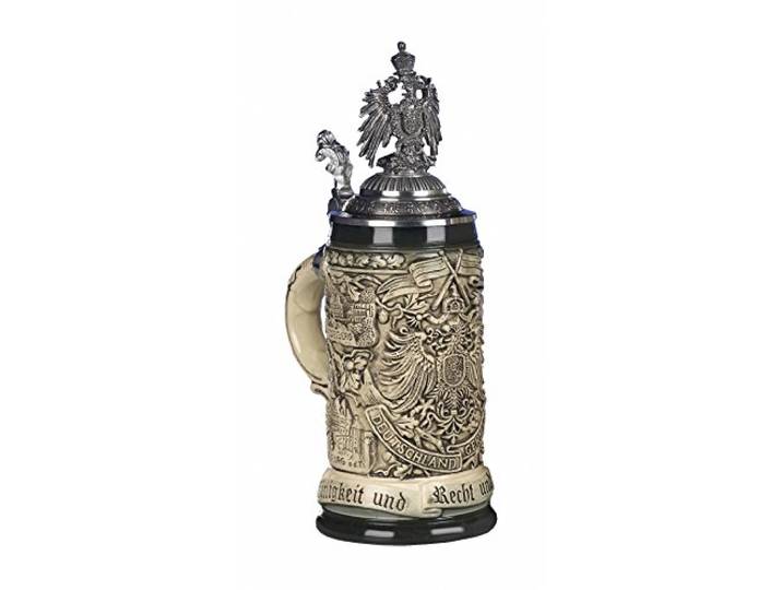 King Bierkrug Deutschland Motto Seidel 0,5 Liter Bierseidel