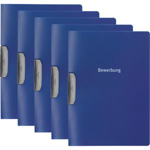 Durable Duraswing Job 2289-07 Bewerbungsmappe blau, 5 Stück