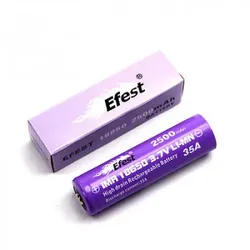 Efest Purple IMR18500 - 1000mAh15A (Button Top) ungeschützt
