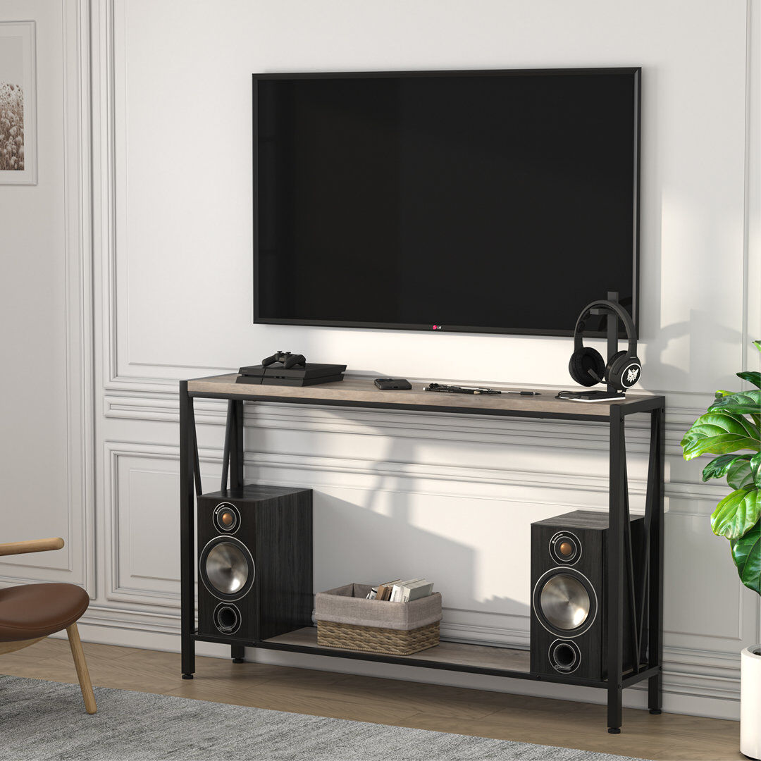 Rio 109 cm W Console Table Gray 76.5cm H X 109cm W X 25cm D