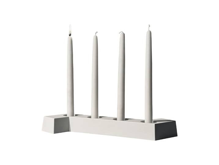 SMD Design SMD chandelier de l’Avent Blanc, 4 bougies