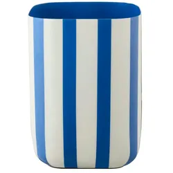 HOME STORY Vase   , blau , Eisen , Maße (cm): B: 16 H: 23