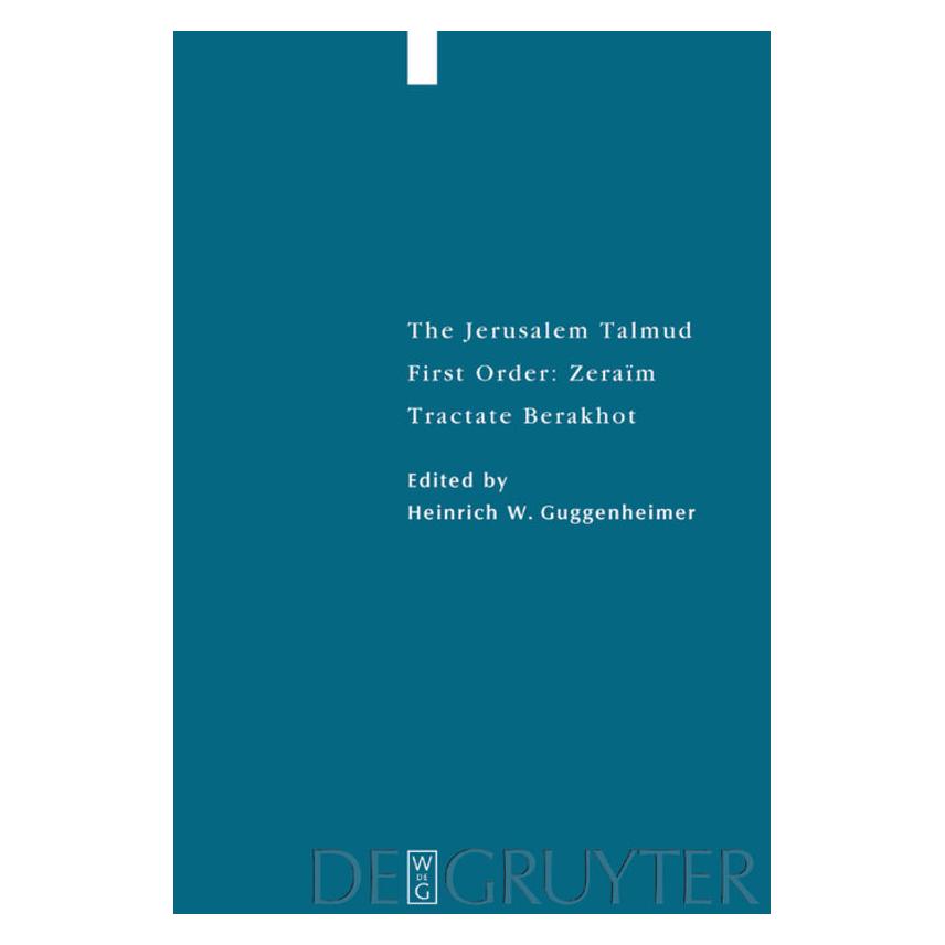 De Gruyter Tractate Berakhot (Englisch, Heinrich W. Guggenheimer) (44137106)