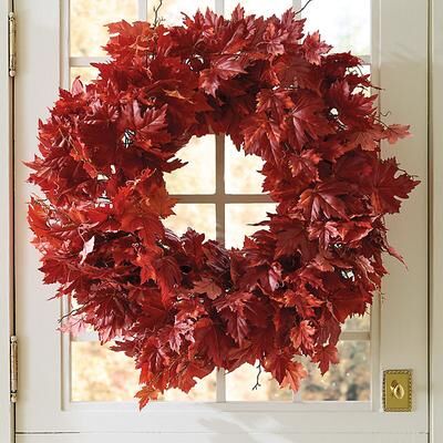 Maple Leaf Wreath - Ballard Designs