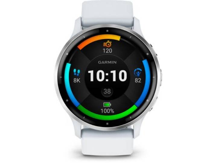 Garmin - Montre Sport Venu 3 Sport Et Santé Gps Amoled Bt 45 Mm Blanc