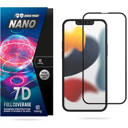 Crong 7D Nano flexibel Glas - bruchsicher Hybridglas 9H für celou obrazovku iPhonu 13 mini