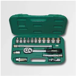Honiton, Drehmomentschlüssel, Set Nüsse und Ratsche 17-teilig 1/2 "