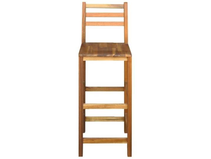 BET Tabourets de bar 2 pcs Bois d'acacia solide BET9306191839612